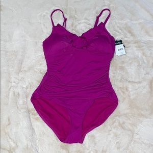 NWT Ralph Lauren One Piece underwire swimsuit